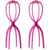 Dreamlover Tall Wig Stand For Long Wigs Hot Pink 2 Packs