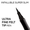 L Oreal Paris Makeup Infallible Super Slim Long Lasting Liquid Eyeliner Ultra Fine Felt Tip Quick Drying Formula Glides On Smoothly Brown