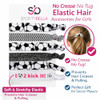 Sportybella Soccer Hair Accessories No Crease Elastic Hair Ties Ideal Gift For Girls Soccer Players 6Pcs
