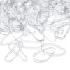 Eboot 500 Pcs Clear Hair Elastic Mini Rubber Bands 3 Mm Small Hair Ties