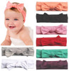 Toptim Baby Headbands Cotton Knotted Girl S Rabbit Ear Hairbands For Newborn Toddler 8 Pack Multicoloured One Size