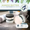 Zatural 100 Percent Pure Mango Butter Cold Pressed Raw Creamy Body Butter For Skin Hydration Conditioning And Softening 16Oz