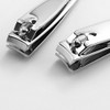 4 Pcs Nail Clippers For Fingernails And Tonenail By Qll Swing Out Nail Cleaner File Sharpest Stainless Steel Clipper Wide Easy Press Lever