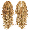Swacc 12 Inch Short Screw Curls Claw Clip Ponytail Extensions Synthetic Clip In Drawstring Curly Ponytail Hairpiece Jaw Clip Hair Extension