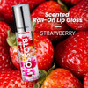 Blossom Roll On Lip Gloss Infused With Real Flowers Made In Usa 0.2Oz