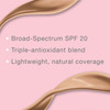 Neutrogena Healthy Skin Liquid Foundation Makeup with Broad Spectrum SPF 20 Sunscreen, Lightweight, Medium Coverage Makeup with Sunscreen and Pro-Vit