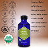 Organic Castor Oil Therapeutic Grade 100 Percent Pure Castor Oil Cold Pressed Unrefined In Glass Bottle For Face Hair Growth Eyelashes By