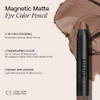 Nudestix Magnetic Matte Eye Color 3 In 1 Long Wear Cream Eyeshadow Pencil Eyeliner And Primer Waterproof Budge Proof Matte Finish Vegan And