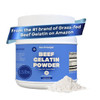 Zen Principle Grass Fed Gelatin Powder 1.5 Lb. Custom Anti Aging Protein For Healthy Hair Skin Joints And Nails. Paleo And Keto Friendly.