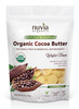 Nuvia Organics Cocoa Butter 100 Percent Usda Certified Organic Wafer Form Non Gmo Unrefined Gluten Free Food Grade Edible Keto Vegan 8Oz