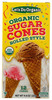Let S Do Organics Organic Sugar Cones Rolled Style 4.6 Oz 12 Cones