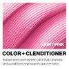 Keracolor Color Plus Clenditioner Semi Permanent Color Light Pink 12 Fl Oz