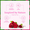 Sva Organics Rose Water Glass Bottle With Spray 4 Fl Oz 118 Ml
