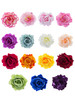 Outus 15 Pcs Flower Hair Clips Rose Hair Accessories Fresh Colors