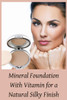 Ageless Derma Natural Mineral Makeup Foundation A Healthy Full Coverage Vegan Pressed Powder. Made In Usa Bare Beige