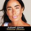 L Paige Shimmery Ice Lipstick Frosted Pink Shimmer Lip Color Aloe Vera Moisturizing Formula Long Lasting Cool Toned Iridescent Finish Shade
