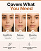 Organic Cream Concealer 100 Percent Natural Full Coverage Dewy Finish Coastal