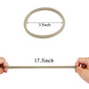 Xima 40 Pack Nylon Headband Newborn Diy Headband Soft Elastic Hairbands For Baby Girls Infant Toddlers Kids Tan 40Pcs