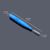 Ewinever 50 Count Interdental Brush Toothpick Tooth Flossing Head Oral Dental Hygiene Brush Tooth Cleaning Tool Red Plus Blue