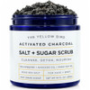 Activated Charcoal Face Scrub Natural Salt And Sugar Scrub For Body 10 Oz