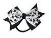 Sportybella Soccer Hair Accessories Set Adorable Black And White Soccer Ball Prints Hair Bows Ponytail Holders Gift For Girls Soccer