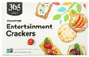 365 By Whole Foods Market Assorted Entertaining Crackers 8.8 Ounce