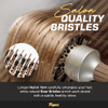 Fagaci Professional Round Brush With Natural Boar Bristle For Blow Drying Nano Technology Ceramic Plus Ionic For Voluminous Healthy Hair