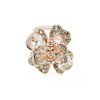 Yeshan Rhinestone And Crystal Metal Jaw Claw Hair Clip Small Butterfly Design Barrettes For Women Pack Of 6