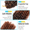 8 Inch Short Passion Twist Hair 6 Bundles Kinky Curly Crochet Hair For Black Women Curly Braiding Hair Crochet Braids Hair 6Bundles8 Inch 1B