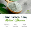 Clearly Clay Deep Pore Cleansing Skin Softening Facial Mask 100 Percent Pure French Green Clay Powder For Acne Blackheads Dry Skin Oily Skin