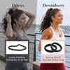 Dreamlover Black Ouchless Hair Ties For Thick Hair 50 Pieces