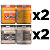 Tostitos Queso Variety Pack 11.25 Ounce Pack Of 4