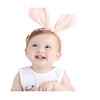 Rqj Baby Girls Rabbit Ear Headband Bunny Headwrap Infant Headwear Turabn Hair Band Halo Pink