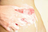 Bulgarian Rose Exfoliating Soap Sponge With Natural Rose Oil Cleansing Soap Bar And A Gentle Exfoliating Sponge In One