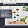 Plant Guru Black Cumin Seed Oil 4 Fl. Oz. Unrefined Cold Pressed 100 Percent Pure Natural Nigella Sativa Kalonji Oil For Skin Care Hair