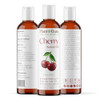 Plant Guru Cherry Kernel Oil 4 Fl. Oz. Cold Pressed 100 Percent Pure And Natural Carrier Skin Face Body And Hair Growth Moisturizer.