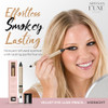 Artisan L Uxe Beauty Velvet Jumbo Black Eyeliner With Free Sharpener Blendable Makeup For Smokey Eyes Waterproof Smudge Proof Pencil