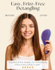 Lily England Detangler Brush For Women And Toddlers Wet And Dry Hair Brush