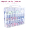 Kissbuty Universal Nail Polish Holder Organizer For 48 Bottles Adjustable Dividers Space Saver