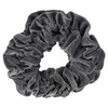 Motique Accessories Jumbo Velvet Scrunchie For Women Grey