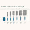 Professional Round Brush For Blow Drying Small Ceramic Ionic Thermal Barrel Brush For Sleek Precise Heat Styling And Salon Blowout