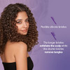 Curl Keeper Flexy Hair Brush Turquoise Detangling Hair Brush With Flexible Bristles For Shower Use Combing Through Curls And Removing