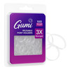 Gumi Good Ouchless Hair Elastics Clear Small 3 Per 4 Inch