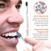 Linhart Extra Soft Toothbrush White With Black Bristles 1 Pack