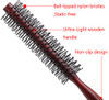 Perfehair Small Mini Round Hair Brush Nylon Bristles Short Hair Blow Drying Styling Roll Hairbrush