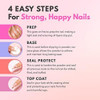 Kiara Sky Liquid Dip Essential Steps 1 4 Includes 4 Full Size Bottles Bond Base Seal Protect And Top For Dipping Manicures