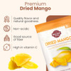 Wellsley Farms Dried Mango Slices Non Acidic Soft Chewy Dry Mango Fat Free And High In Vitamin C Good Source Of Fiber Dried Mango Snacks In