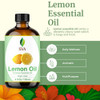 Sva Lemon Essential Oil Glass Bottle With Dropper 4 Fl Oz 118 Ml