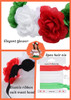 Love Sweety Delicate Dew Rose Flower Headband Floral Crown Mexican Hair Wreath Christmas
