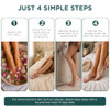 Dermora Foot Peel Mask Exfoliating Foot Peeling Mask 2 Pairs Original